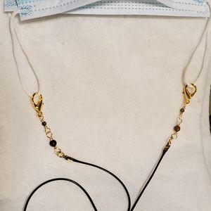 Tiger's eye Mask chain/glasses chain
